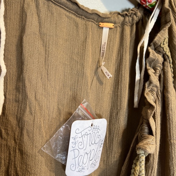 Free People In The Moment Ruffle Tiered Tassels Tie MIDI Dress - Picture 5 of 6